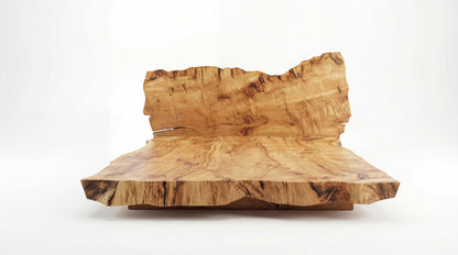 Monolith Live-Edge Bed – Raw Nature, Refined