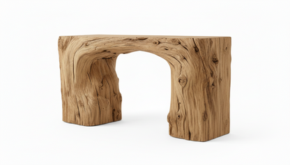 Hearthline Solid Wood Console Table – A Ritual of Calm and Form