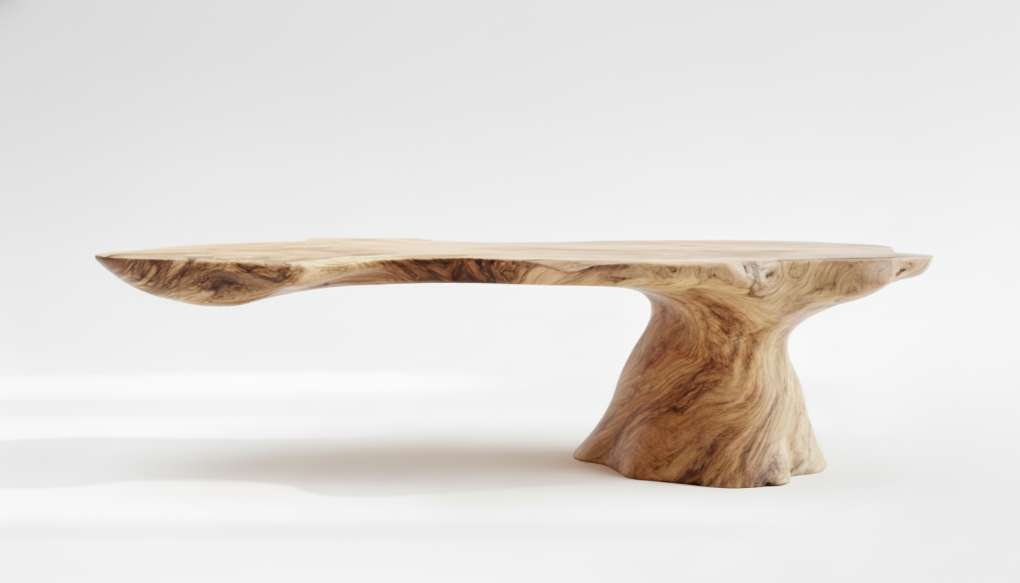 Driftcore Solid Wood Office Desk — Where Work Meets Stillness