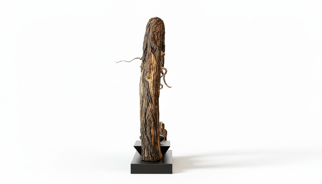 Eternal Arc Sculpture – Handcrafted Root Wood Art Piece