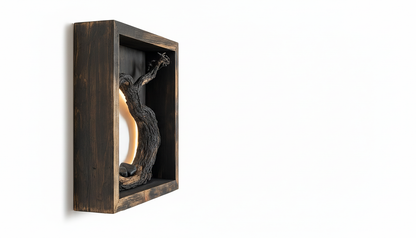 Ancestral Tree Portal – Sculptural Wooden Wall Art