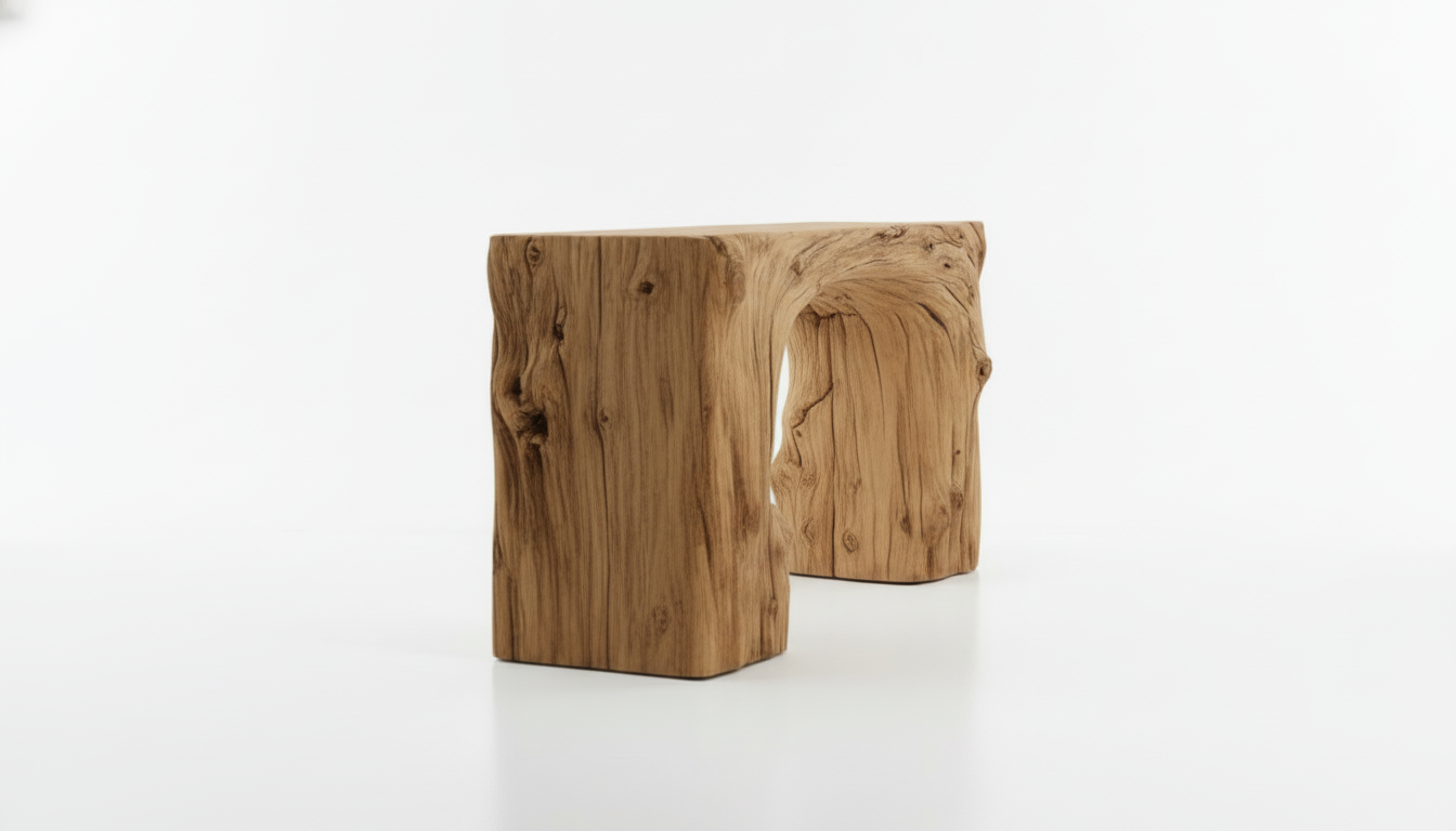 Hearthline Solid Wood Console Table – A Ritual of Calm and Form