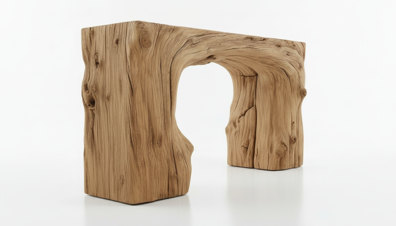 Hearthline Solid Wood Console Table – A Ritual of Calm and Form