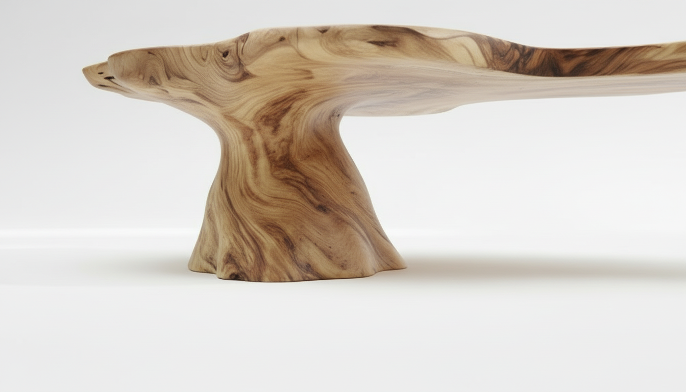 Driftcore Solid Wood Office Desk — Where Work Meets Stillness