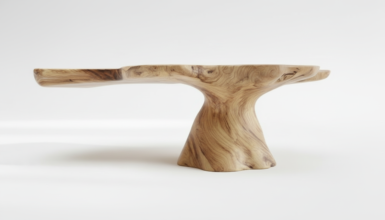 Driftcore Solid Wood Office Desk — Where Work Meets Stillness