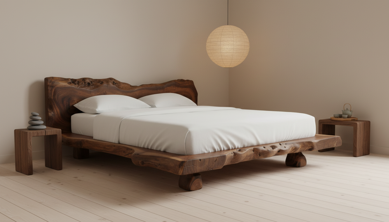 Terra Slab Bed – Grounded by Nature