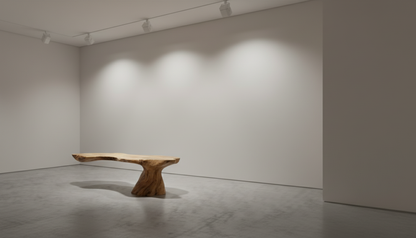 Driftcore Solid Wood Office Desk — Where Work Meets Stillness