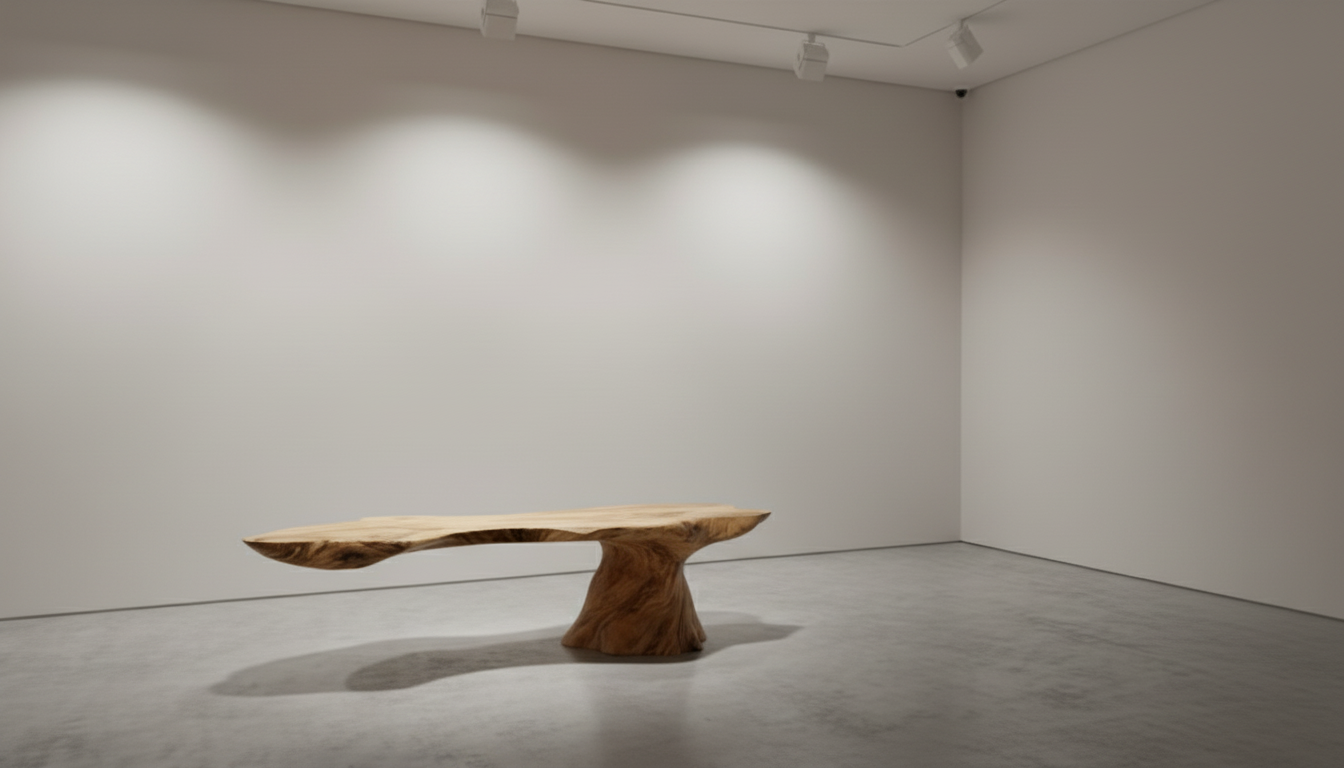 Driftcore Solid Wood Office Desk — Where Work Meets Stillness