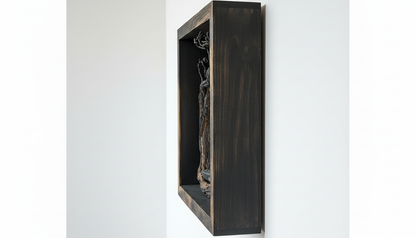 Ancestral Tree Portal – Sculptural Wooden Wall Art