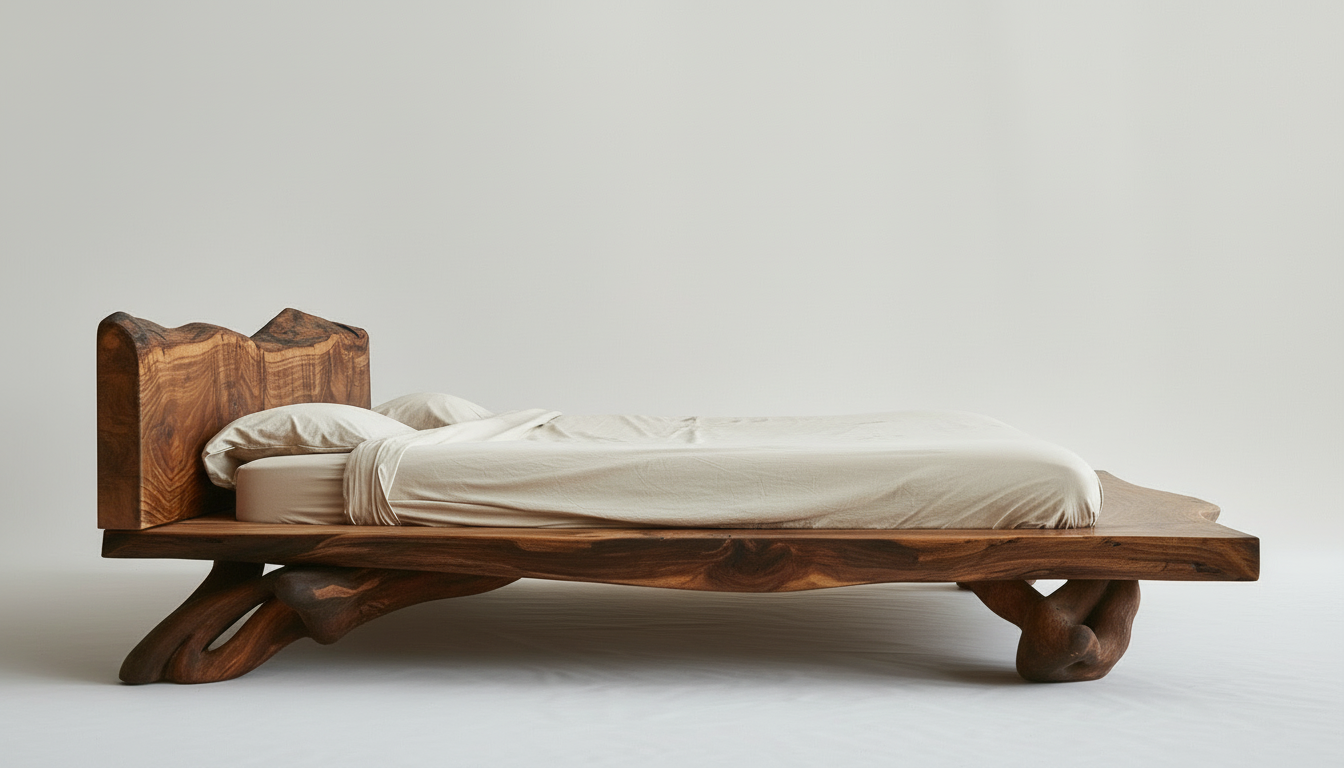 Earthbound Slab Bed – A Sleeping Monument