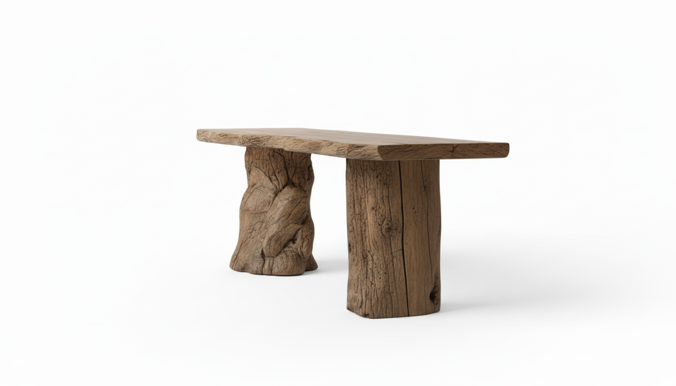 Rootline Live-Edge Console Table – Where Nature Stands Still