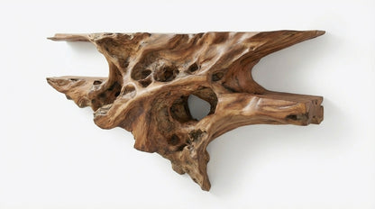 Rootveil Sculptural Wall Shelf — Nature Revealed, Not Refined