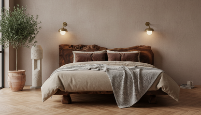 Terra Slab Bed – Grounded by Nature