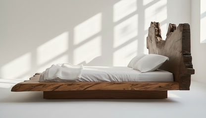 Elysian Slab Bed – Where Nature Holds You