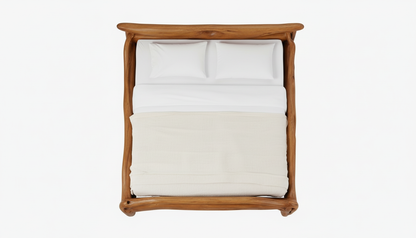 Aurelia Flow Bed – Sculpted by Hand, Guided by Nature