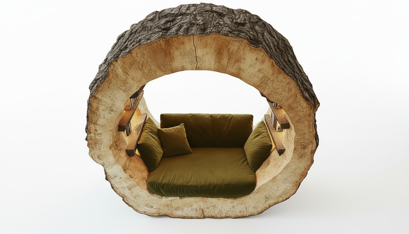 Ringhaven Solid Wood Reading Nook — A Sanctuary Carved From Time