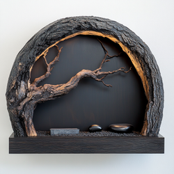 Ancestral Tree Shadowbox Wall Art | Ancestral Tree Art | Rustic Wood
