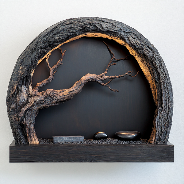 Ancestral Tree Shadowbox Wall Art | Ancestral Tree Art | Rustic Wood