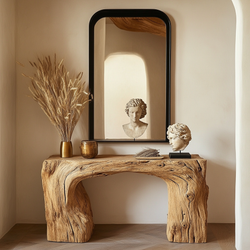 Organic Root Console Table - Handcrafted Solid Wooden Entryway Table