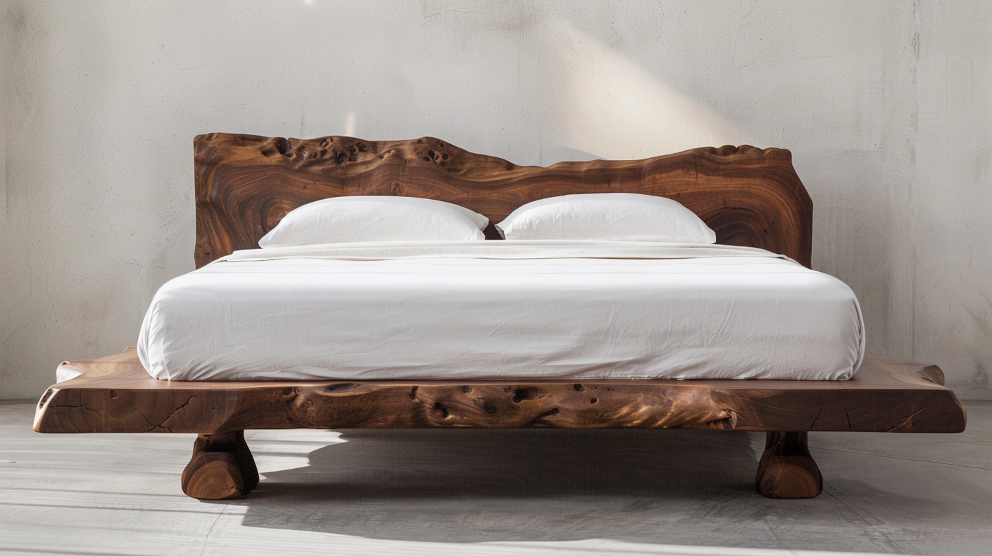 Terra Slab Bed – Grounded by Nature